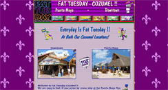 Desktop Screenshot of fat-tuesday.cozumel.net